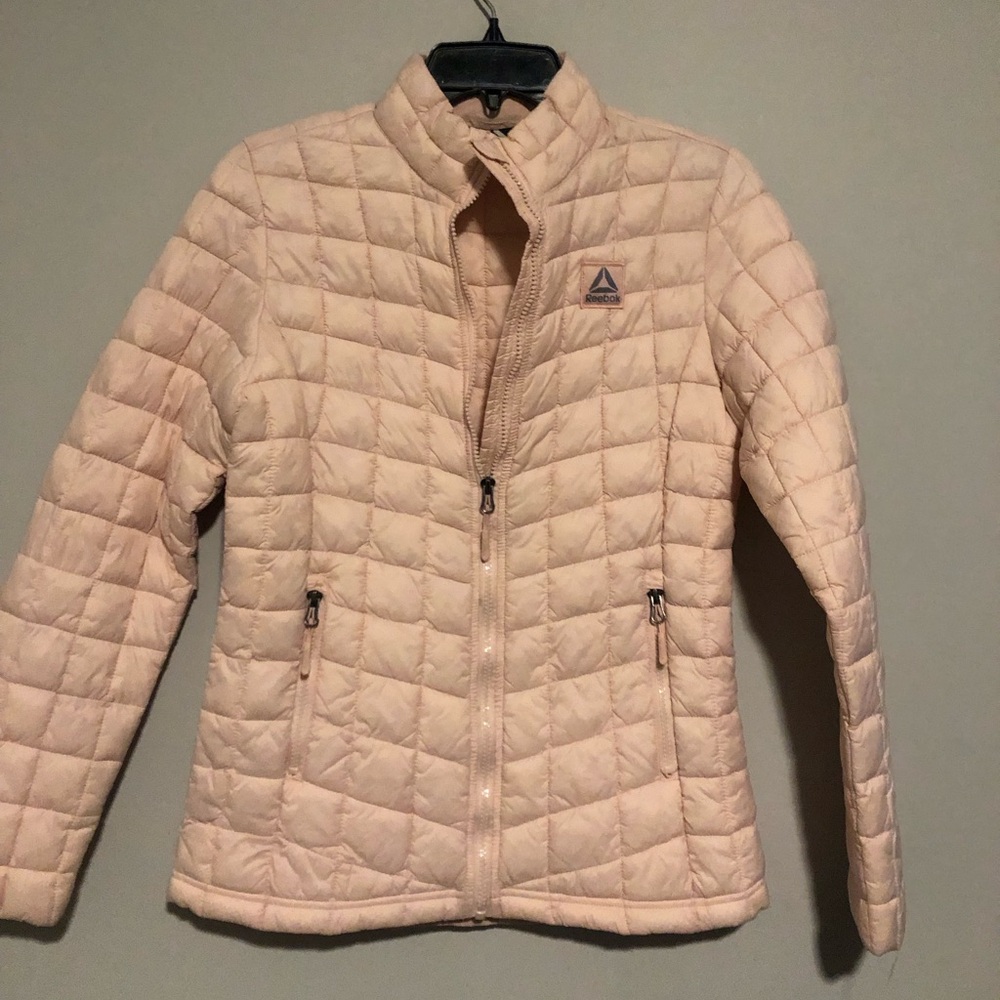 Reebok Women's Cream Quilted Jacket